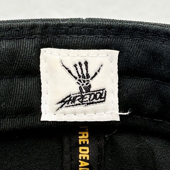 Shreddy Lyfe Thrash Everything Snapback Adjustable Cap Hat Black - Picture 8 of 10